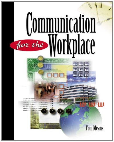 Beispielbild fr Communication for the Workplace zum Verkauf von HPB-Red