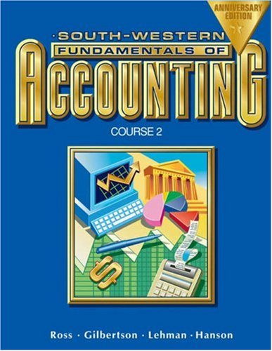 9780538727310: Course 2 - Chapters 18-26 (Fundamentals of Accounting)