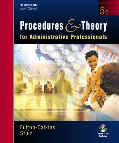 9780538727402: Procedures and Theory for the Administrative Professional