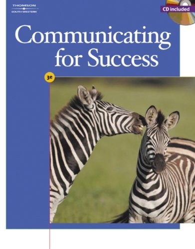 Imagen de archivo de Workbook for Hyden/Jordan/Steinauer's Communicating for Success, 3rd a la venta por HPB-Red