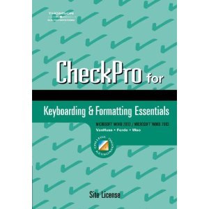 Stock image for CheckPro for Keyboarding Essentials, Individual License (with Web Reporting) for sale by BookHolders