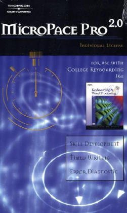 9780538729116: MicroPace Pro 2.0 Individual License for College Keyboarding, 4th