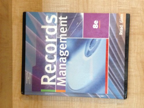 Stock image for Records Management: 8th Edition for sale by a2zbooks