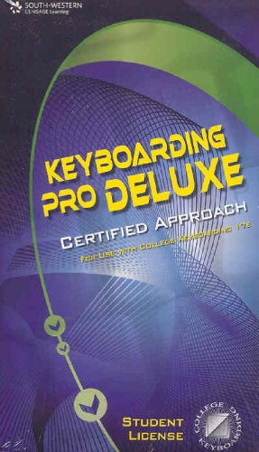 Imagen de archivo de Keyboarding Pro DELUXE Certified Version 1.3, Lessons 1-120 a la venta por PAPER CAVALIER US