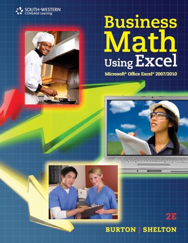 Stock image for Business Math Using Excel (FBLA - All) for sale by Campbell Bookstore