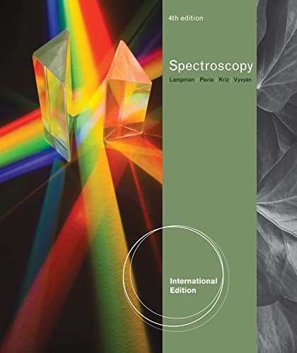 Introduction to Spectroscopy, International Edition (9780538734189) by Gary Lampman