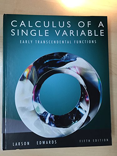 9780538735520: Calculus of a Single Variable: Early Transcendental Functions