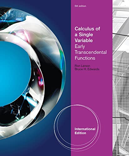 Stock image for Calculus of a Single Variable: Early Transcendental Functions, International Edition for sale by Mispah books