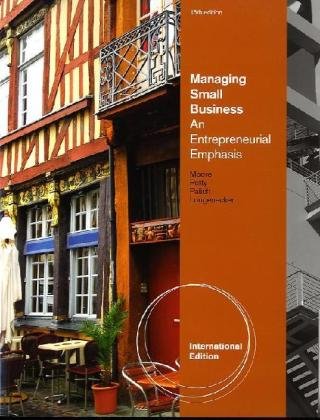 9780538737289: Managing Small Business: An Entrepreneurial Emphasis, International Edition (with Printed Access Card)