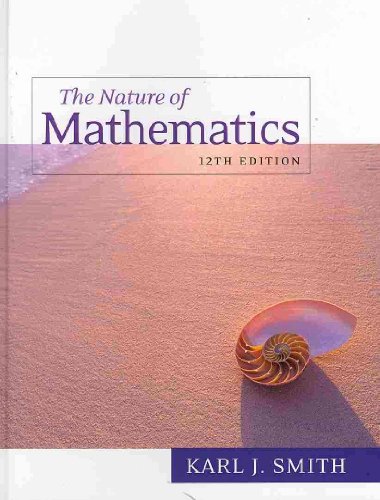 Stock image for Nature of Mathematics, 12th Edition for sale by SecondSale