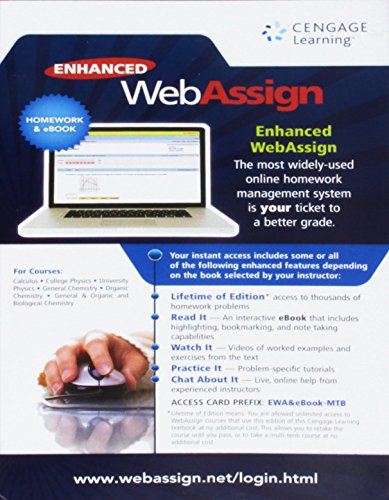 9780538738071: Enhanced Web Assign
