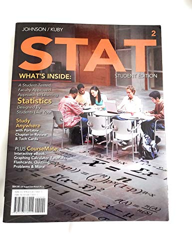 Beispielbild fr STAT2 (with Review Cards and CourseMate Printed Access Card) (Available Titles Aplia) zum Verkauf von Goodwill Books