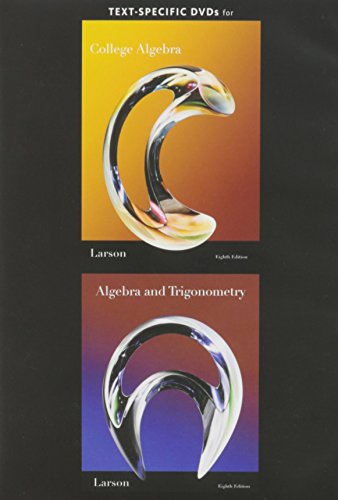 DVD for Larson/Hostetler's College Algebra, 8th (9780538738484) by Larson, Ron