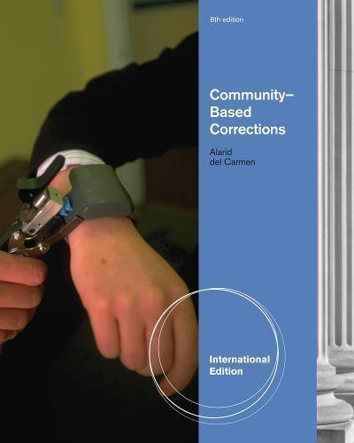 9780538738538: Community-Based Corrections, International Edition