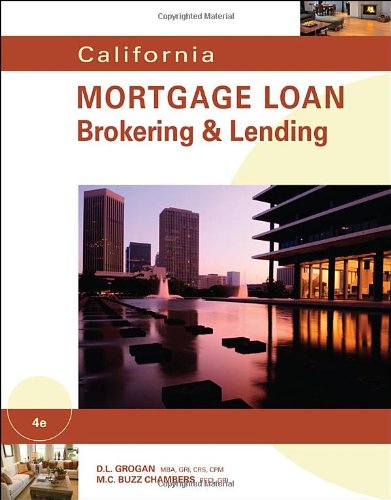 Beispielbild fr California Mortgage Loan Brokering and Lending zum Verkauf von SecondSale