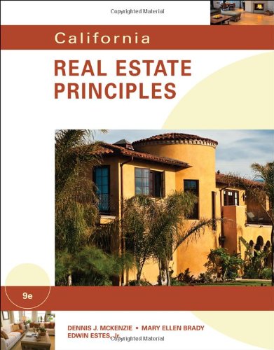 Beispielbild fr California Real Estate Principles zum Verkauf von SecondSale