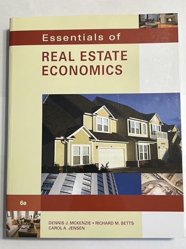 Stock image for Essentials of Real Estate Economics for sale by HPB-Red