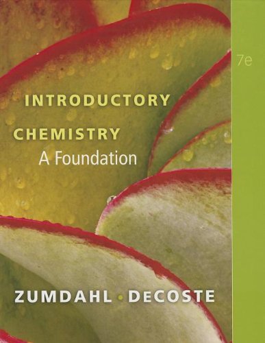 9780538740524: Introductory Chemistry: A Foundation