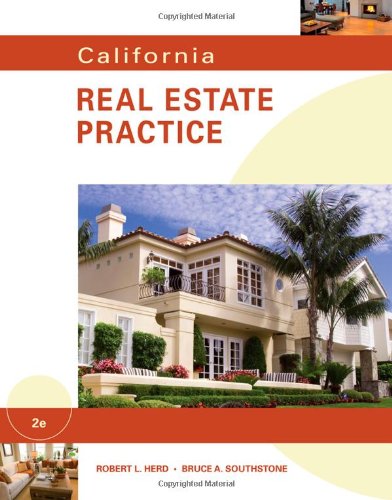 Imagen de archivo de California Real Estate Practice a la venta por Better World Books: West