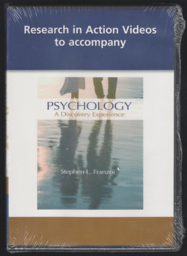 9780538740944: DVD Videos: Psychology Research in Action