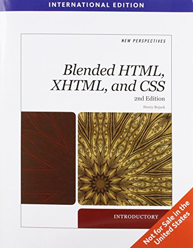9780538742238: New Perspectives on Blended HTML, XHTML, and CSS: Introductory