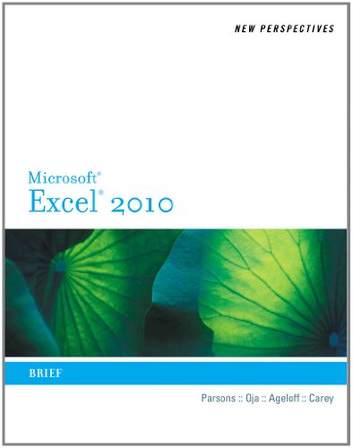 Imagen de archivo de New Perspectives on Microsoft Excel 2010: Brief (New Perspectives Series: Individual Office Applications) a la venta por SecondSale