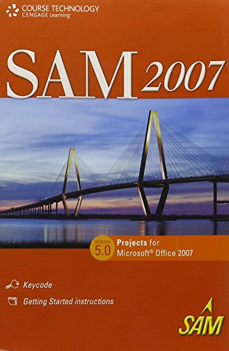 SAM 2007 Projects 5.0 Printed Access Card (9780538743051) by Course Technology