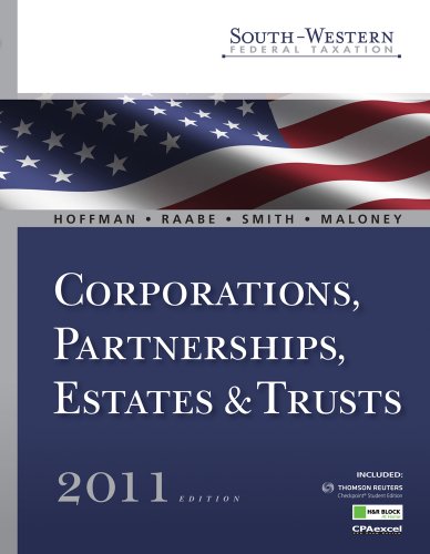 9780538743259: South-Western Federal Taxation 2011: Corporations, Partnerships, Estates and Trusts (with H&R Block @ Home Tax Preparation Software CD-ROM, RIA ... Printed Access Card) (Available Titles Aplia)