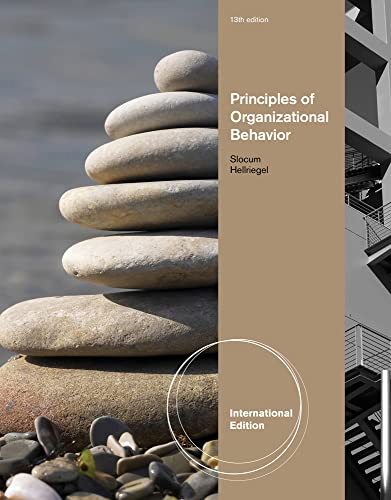 Beispielbild fr Principles of Organizational Behavior, International Edition zum Verkauf von Anybook.com