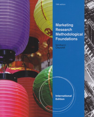 Beispielbild fr Marketing Research: Methodological Foundation zum Verkauf von Anybook.com