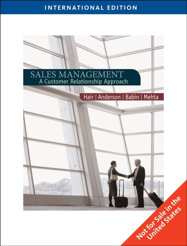 Stock image for Sales Management: Building Customer Relationships and Partnerships for sale by Studibuch