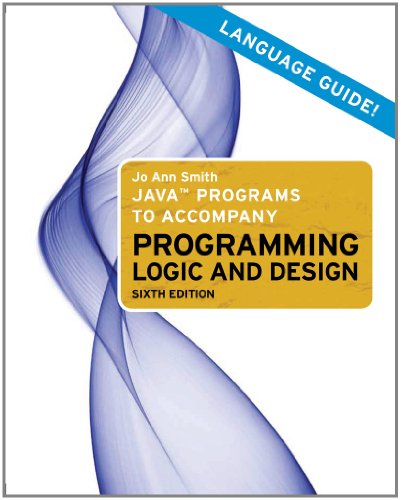 Stock image for Java Programs to Accompany Programming Logic and Design for sale by Amazing Books Pittsburgh