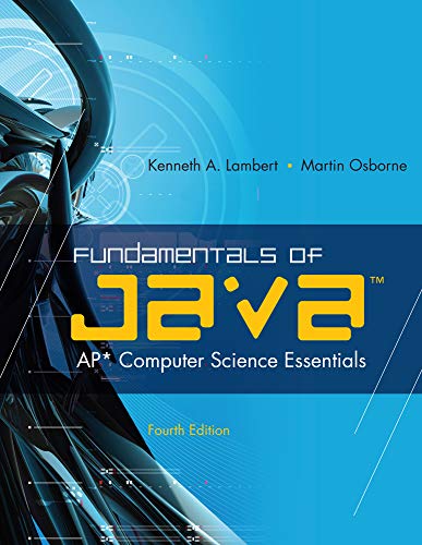 Beispielbild fr Fundamentals of Java(tm) : AP* Computer Science Essentials zum Verkauf von Better World Books