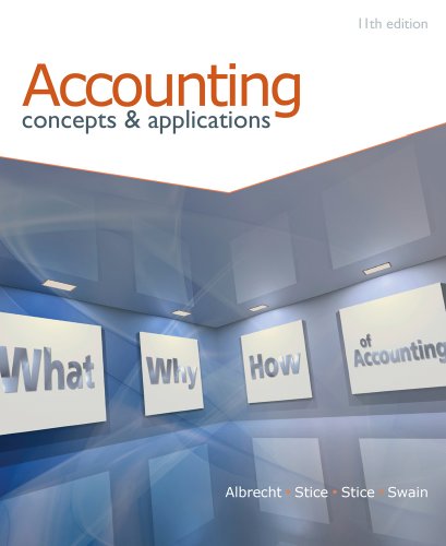 Imagen de archivo de Accounting: Concepts and Applications a la venta por BooksRun