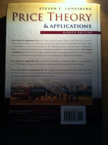 9780538746458: Price Theory and Applications (with Economic Applications, Infotrac 2-Semester Printed Access Card)