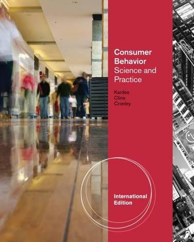 Beispielbild fr Consumer Behaviour: Science and Practice (International Edition) zum Verkauf von Cambridge Rare Books