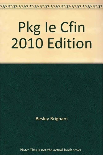 9780538748049: Pkg Ie Cfin 2010 Edition