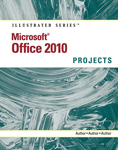 Imagen de archivo de Microsoft Office 2010 Projects a la venta por Better World Books