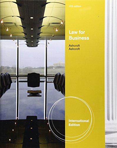 9780538749923: Law for Business