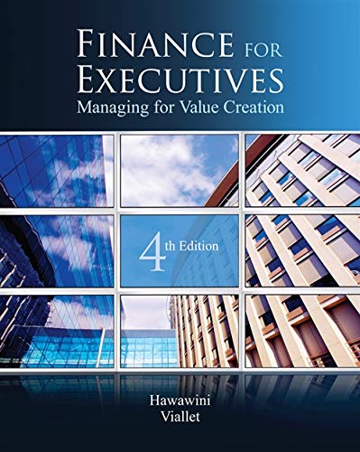 Stock image for Finance for Executives: Managing for Value Creation, 4th Edition for sale by SecondSale