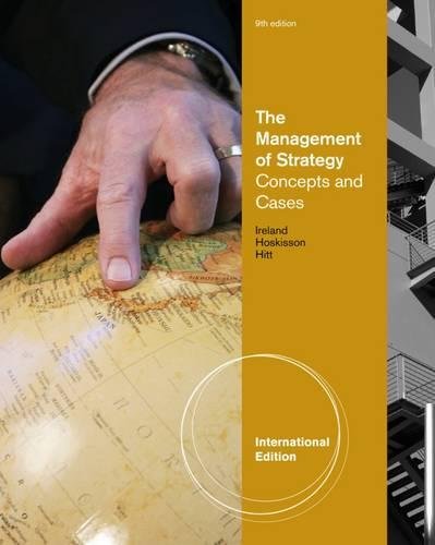 Beispielbild fr The Management of Strategy : Concepts and Cases, International Edition zum Verkauf von Better World Books