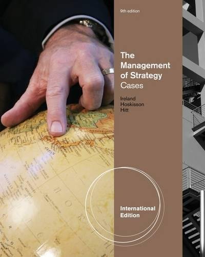 Imagen de archivo de Strategic Management : Competitiveness and Globalization, Concepts and Cases a la venta por Better World Books Ltd