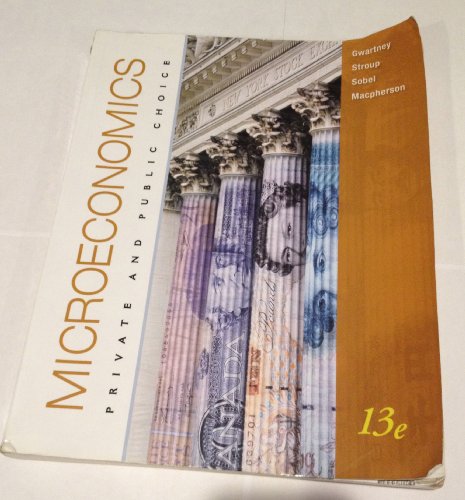 Imagen de archivo de Microeconomics: Private and Public Choice a la venta por Wonder Book