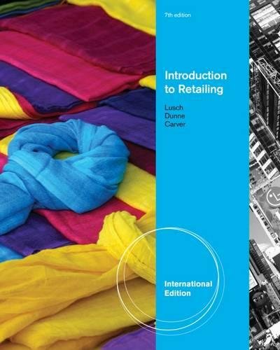 Stock image for Introduction to Retailing, International Edition for sale by AwesomeBooks