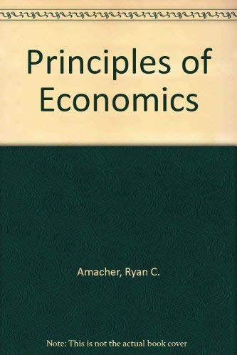 Beispielbild fr Principles of economics zum Verkauf von HPB-Red