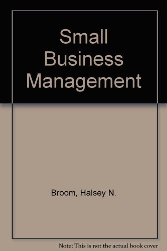 Imagen de archivo de Small Business Management a la venta por Better World Books