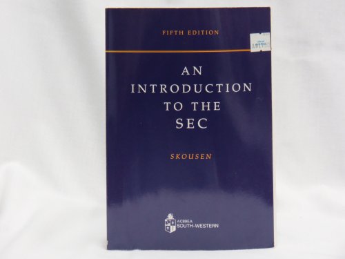 Imagen de archivo de An Introduction to the Sec a la venta por ThriftBooks-Dallas