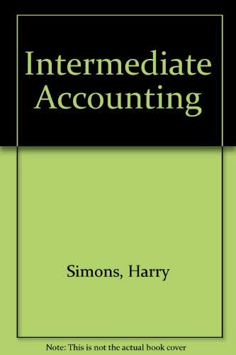 Imagen de archivo de Intermediate Accounting : Standard Volume a la venta por Better World Books