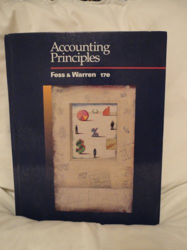 Accounting Principles - Fess, Philip E.; Warren, Carl S.