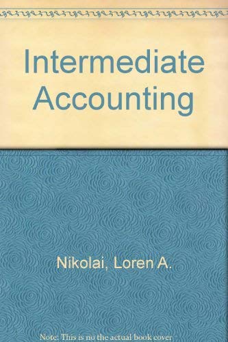 Stock image for Intermediate Accounting for sale by HPB-Red